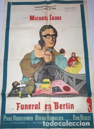Kino: funeral en berlin afiche michael caine phubschmid t2