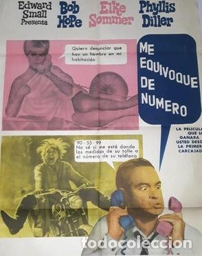 Kino: me equivoque de numero afiche bob hope elke sommer z21
