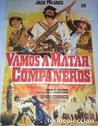 Kino: vamos a matar companeros afiche jack palance fnero p50