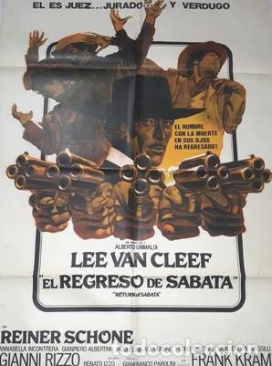 Kino: el regreso de sabata afiche lee van cleef reiner schone cd10