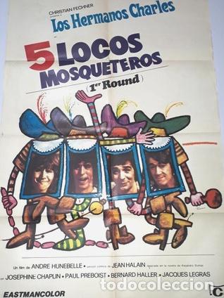 Kino: 5 locos mosqueteros afiche cfotos los hermanos charles z33