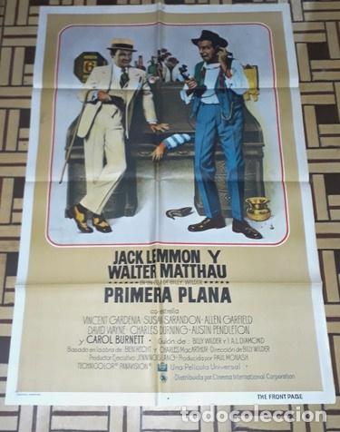 Kino: primera plana afiche jack lemmon walter matthau c2