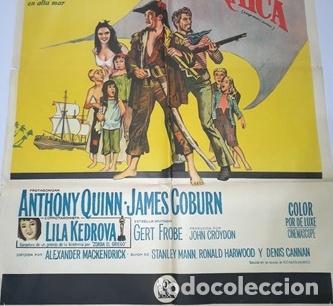 Kino: vendaval en jamaica afiche cfotos anthony quinn t23