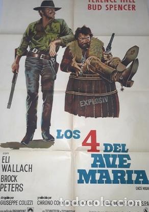 Kino: los 4 del ave maria afiche eli wallach brock peters k15