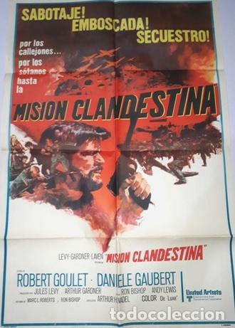 Kino: mision clandestina afiche robert goulet daniele gaubert y38