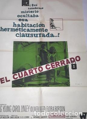 Kino: el cuarto cerrado afiche gig young carol lynley n18