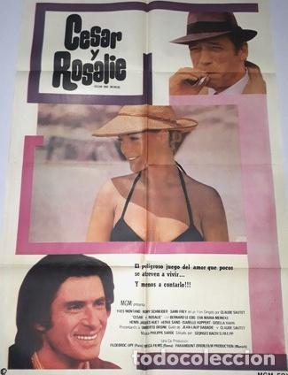 Kino: cesar y rosalie afiche yves montand romy schneider n42