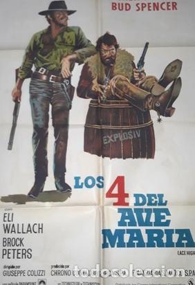 Kino: los 4 del ave maria afiche eli wallach brock peters k23