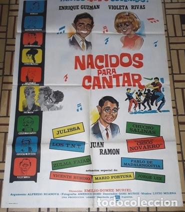 Kino: nacidos para cantar afiche enrique guzman virivas e20