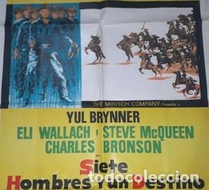 Kino: siete hombres y un destino afiche cbronson smcqueen k1