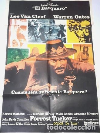 Kino: el barquero afiche warren oates lee van cleef n14