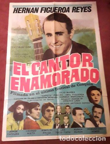 Kino: afiche el cantor enamorado hernan figueroa reyes