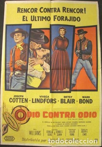 Kino: afiche original odio contra odio joseph cotten