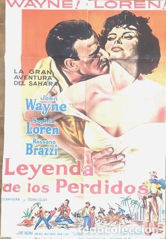 Kino: afiche leyenda de los perdidos wayne loren