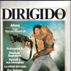 Cine: DIRIGIDO POR. Nº 140 OCTUBRE 1986 ESTUDIO VICENTE MINNELLI (2) POLTERGEIST II. ALIENS CADIZ 86