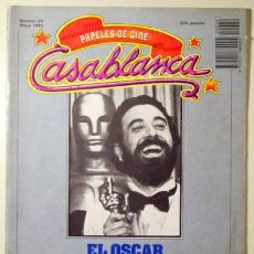 Cine: PAPELES DE CINE Nº 29. CASABLANCA - MADRID 1983 - MUY ILUSTRADO