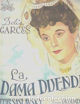 Kino: afiche original cine la dama duende delia garces saslavsky