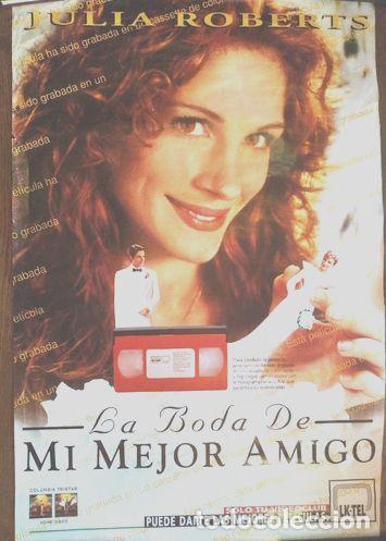 Kino: poster de pelicula la boda de mi mejor amigo julia roberts