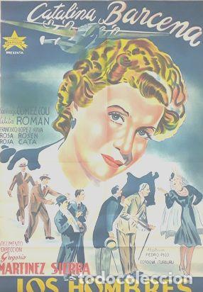 Kino: afiche cine los hombre las prefieren viudas catalina barcena