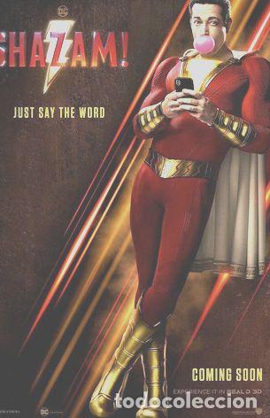 Kino: shazam dc afiche banner pelicula cine 147x215cm