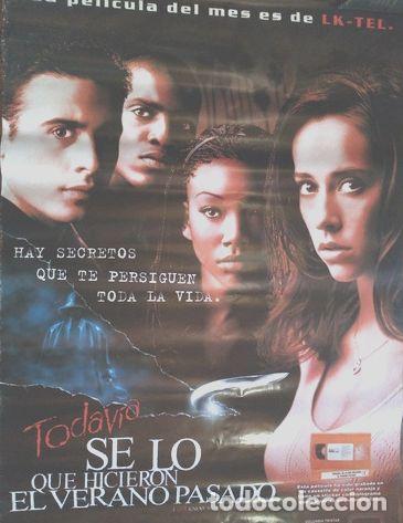 Kino: poster pelicula terror t se lo que hicieron el verano pasado