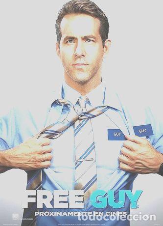 Kino: free guy afiche banner pelicula cine 147x215cm