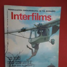 Cine: INTERFILMS REVISTA Nº 15- 11-1989 - LOS DIOSES DEBEN DE ESTAR LOCOS II- ALFRED HITCHCOCK. Lote 328362378