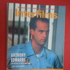 Cine: INTERFILMS REVISTA Nº 30-04-1990- ANTHONY EDWARDS - LOS OSCAR GANADORES DE ESTE AÑO. Lote 328366303
