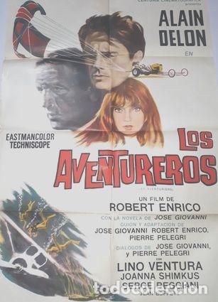 Kino: mos aventureros afiche alain delon robert enrico k30