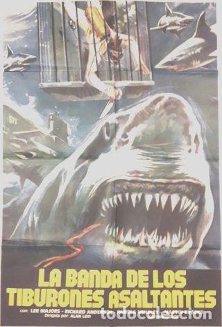 Kino: afiche la banda de los tiburones asaltantes lee majors