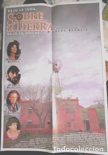 Kino: afiche y triptico pelicula sobre la tierra nicolas sarquis