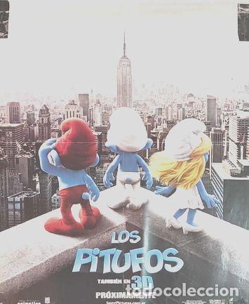 Kino: afiche de la pelicula los pitufos 1201