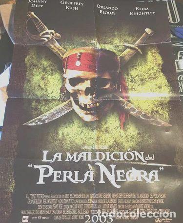 Kino: afiches de piratas del caribe la maldicion del perla negra
