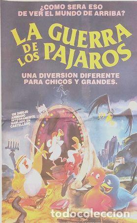 Kino: afiche de la pelicula la guerra de los pajaros 1229