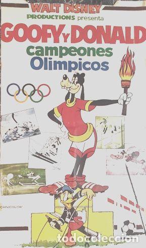 Kino: afiche de la pelicula goofy y donald campeones olimpico 1231