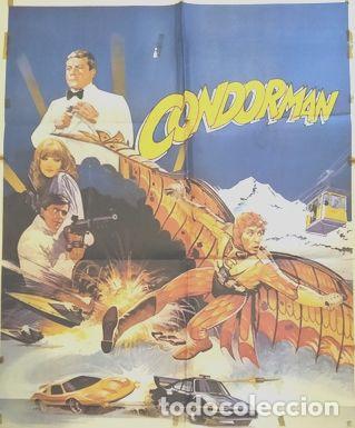 Cine: afiche de la pelicula condorman 1981 - Foto 1