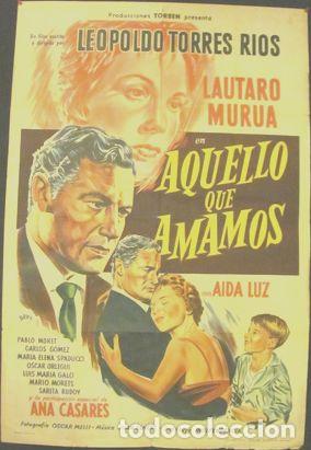 Kino: afiche aquello que amamos lautaro murua aida luz 1959