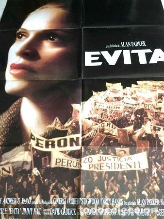 Kino: poster evita madonna original dr alan parker