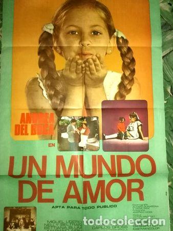 Kino: poster pelicula un mundo de amor a del boca ano 1975