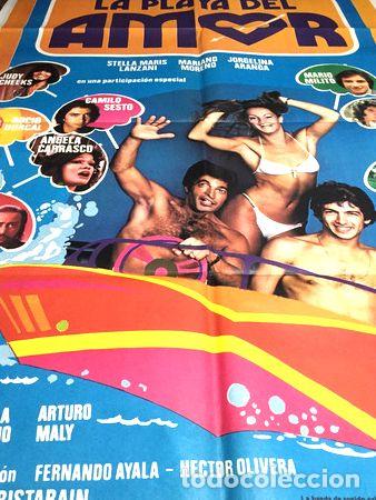 Kino: poster la playa del amor con cacho castana monica gonzaga