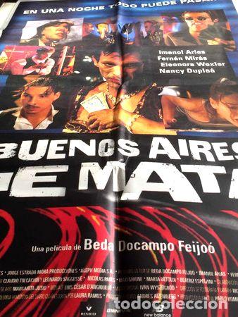 Kino: poster buenos aires me mata original