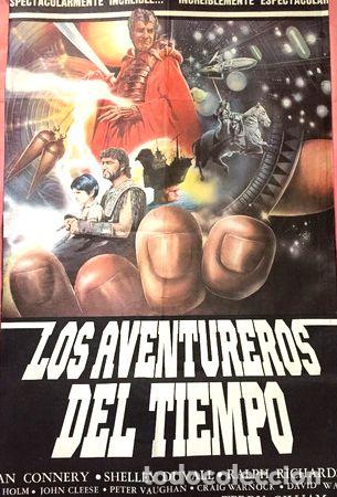 Kino: poster los aventureros del tiempo sean connery recortado