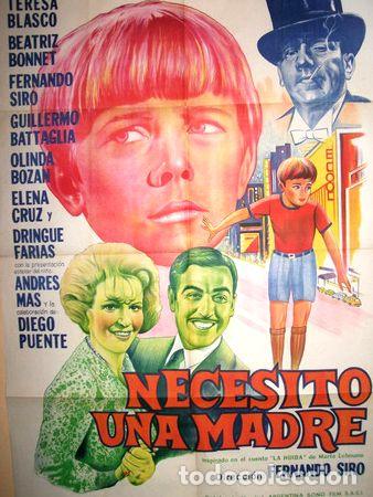 Kino: poster pelicula necesito una madre dringue farias ano1966