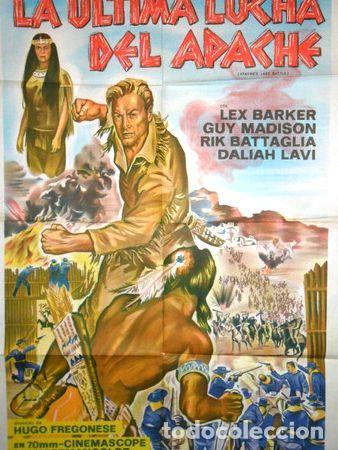 Kino: poster pelicula la ultima del apache ano 1964 original