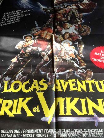 Kino: poster las locas aventuras de erik el vikingo