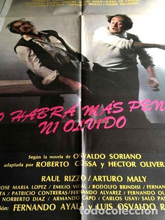 Kino: poster no habra mas penas ni olvido federico luppi dumont