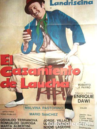 Kino: poster el casamiento de laucha l landrisina ano1977