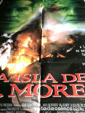 Kino: poster la isla del dr moreau marlon brando val kilmer