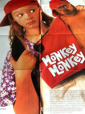 Cine: poster monkey monkey mimi rogers 1994 original - Foto 1