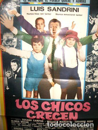 Kino: poster pelicula los chicos crecen ano 1974 l sandrini